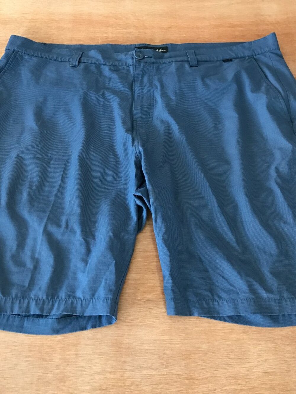Travis Mathew Chino Shorts Men 42 Blue High Rise Stretch Athleisure Golf 19390